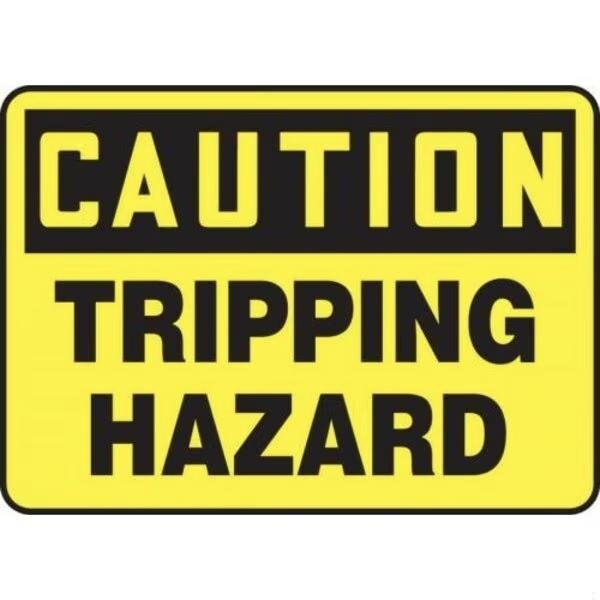 Accuform OSHA CAUTION SAFETY SIGN TRIPPING MSTF664XL MSTF664XL - main